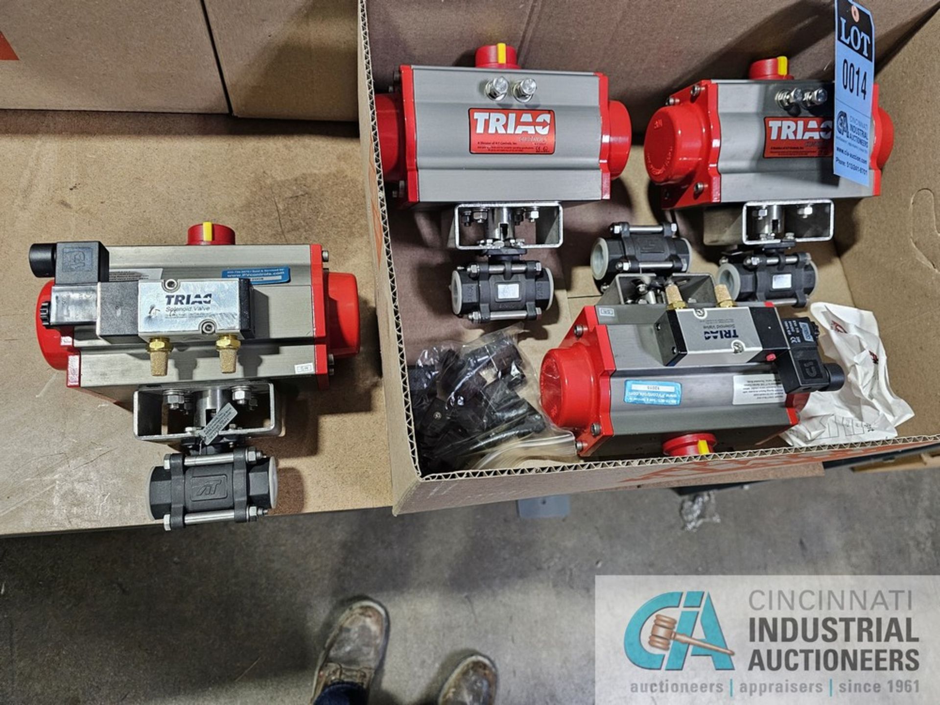 TRIAC CONTROLS MODEL 55CTX1002R3XDS DOUBLE ACTING ACTUATOR - Image 2 of 4