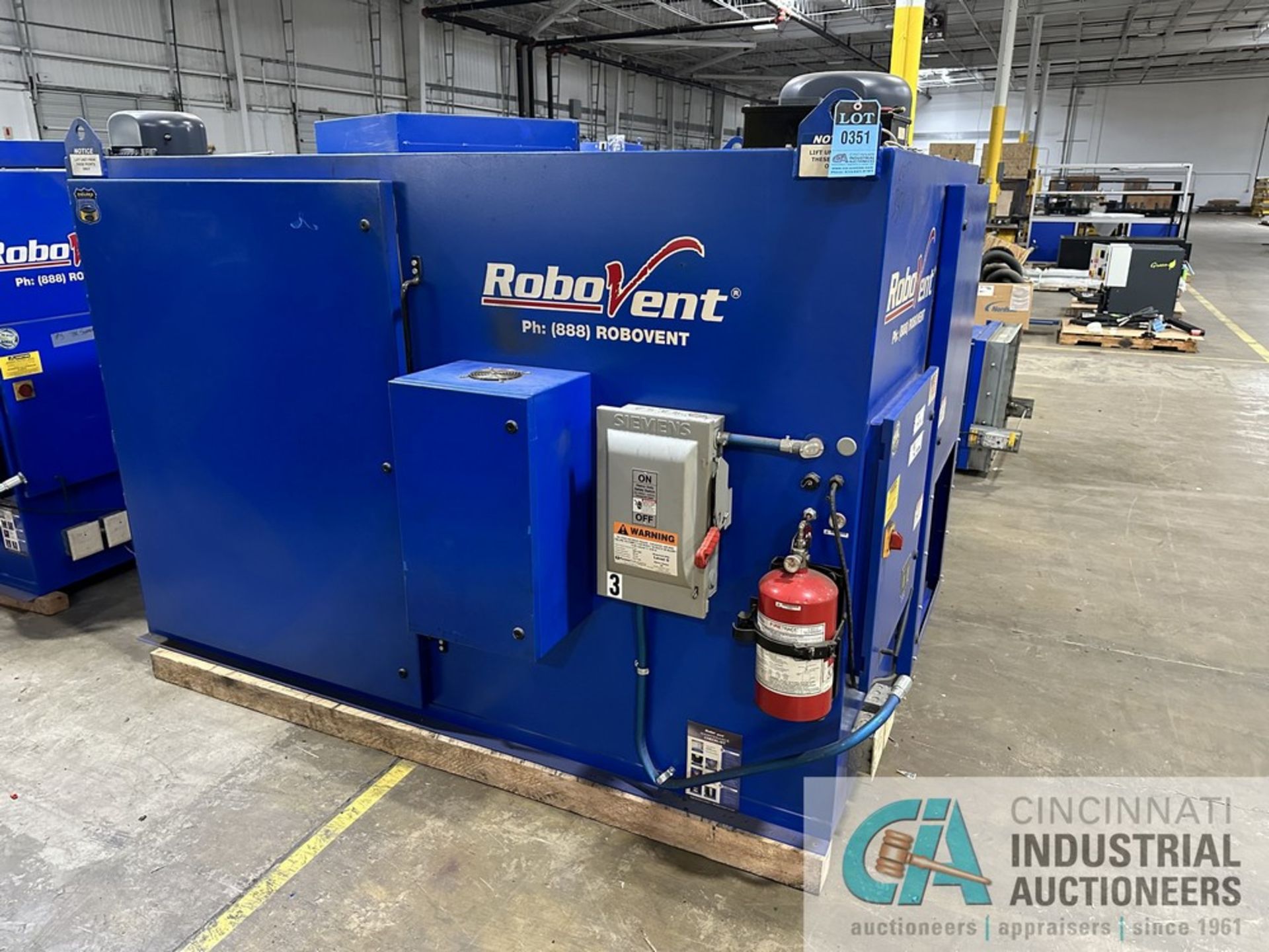 25 HP ROBOVENT FLOORSAVER MODEL DFS-800-8 DUST COLLECTOR; S/N 25608 (NEW 10/2016), DELTA 3 - Image 2 of 13