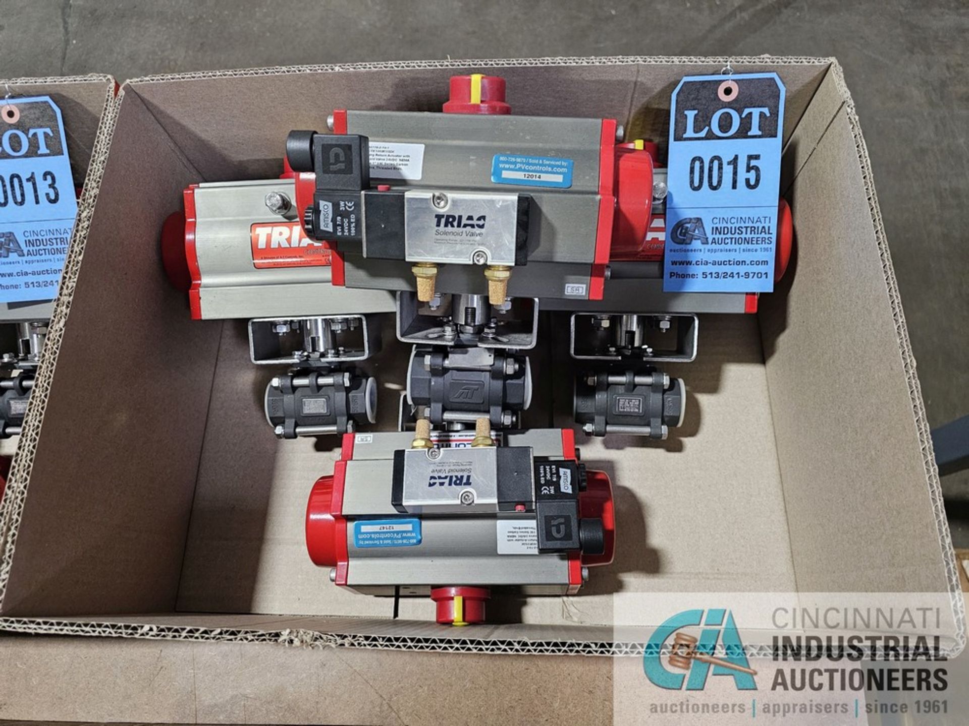 TRIAC CONTROLS MODEL 55CTX1002R3XDS DOUBLE ACTING ACTUATOR