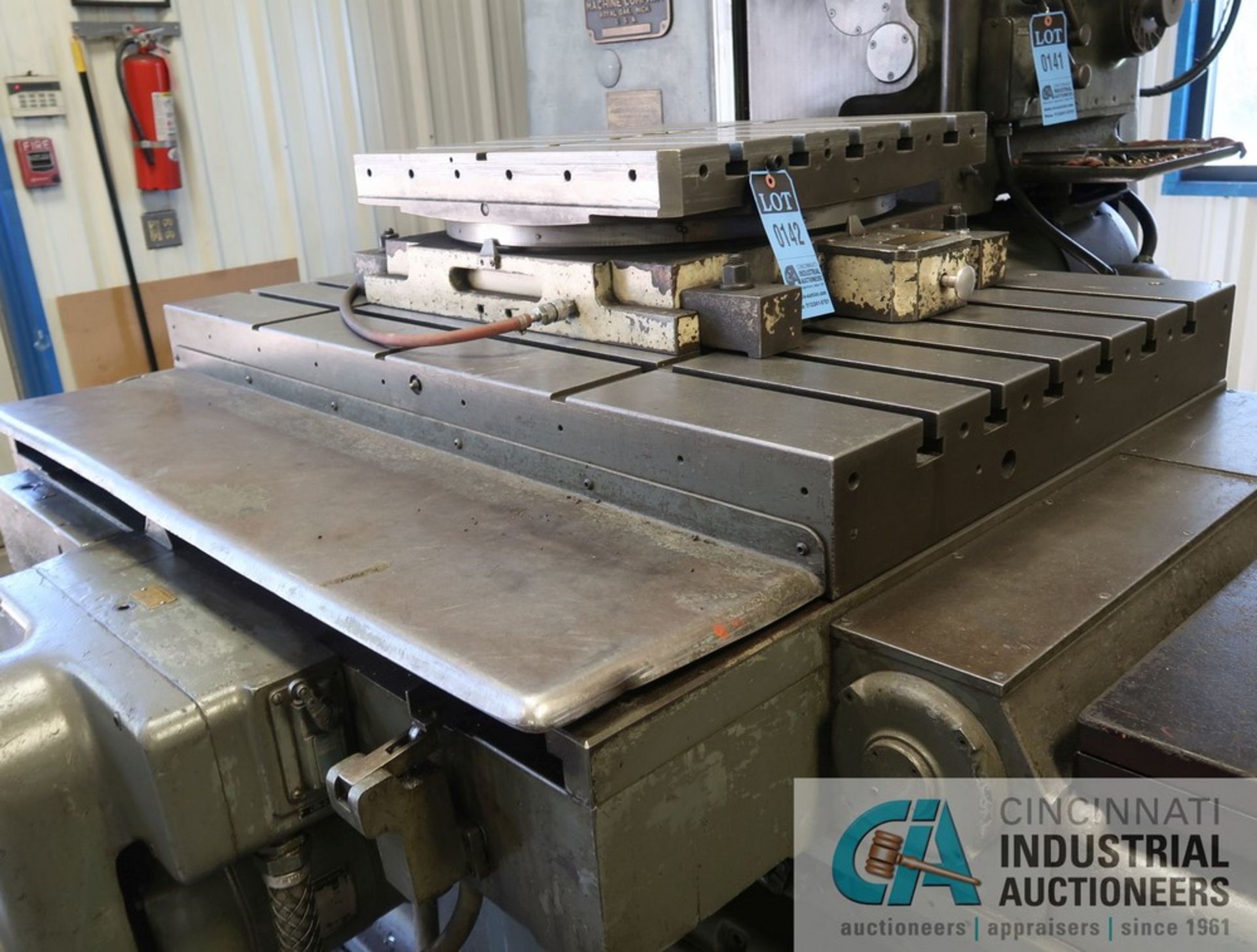 DEVLIEG MODEL 3B-48 SPIRALMATIC JIG MILL; S/N 1-255, 30" X 48" TABLE, 25-1,200 SPINDLE RPM, EASSON - Image 3 of 13