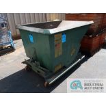 1 YARD CUBIC CAPACITY JESCO MODEL 211731 PORTABLE SELF-DUMPING HOPPER