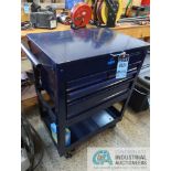 US GENERAL FOUR DRAWER PORTABLE TOOL CART AND CONTENTS