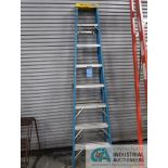 8' WERNER FIBERGLASS STEP LADDER