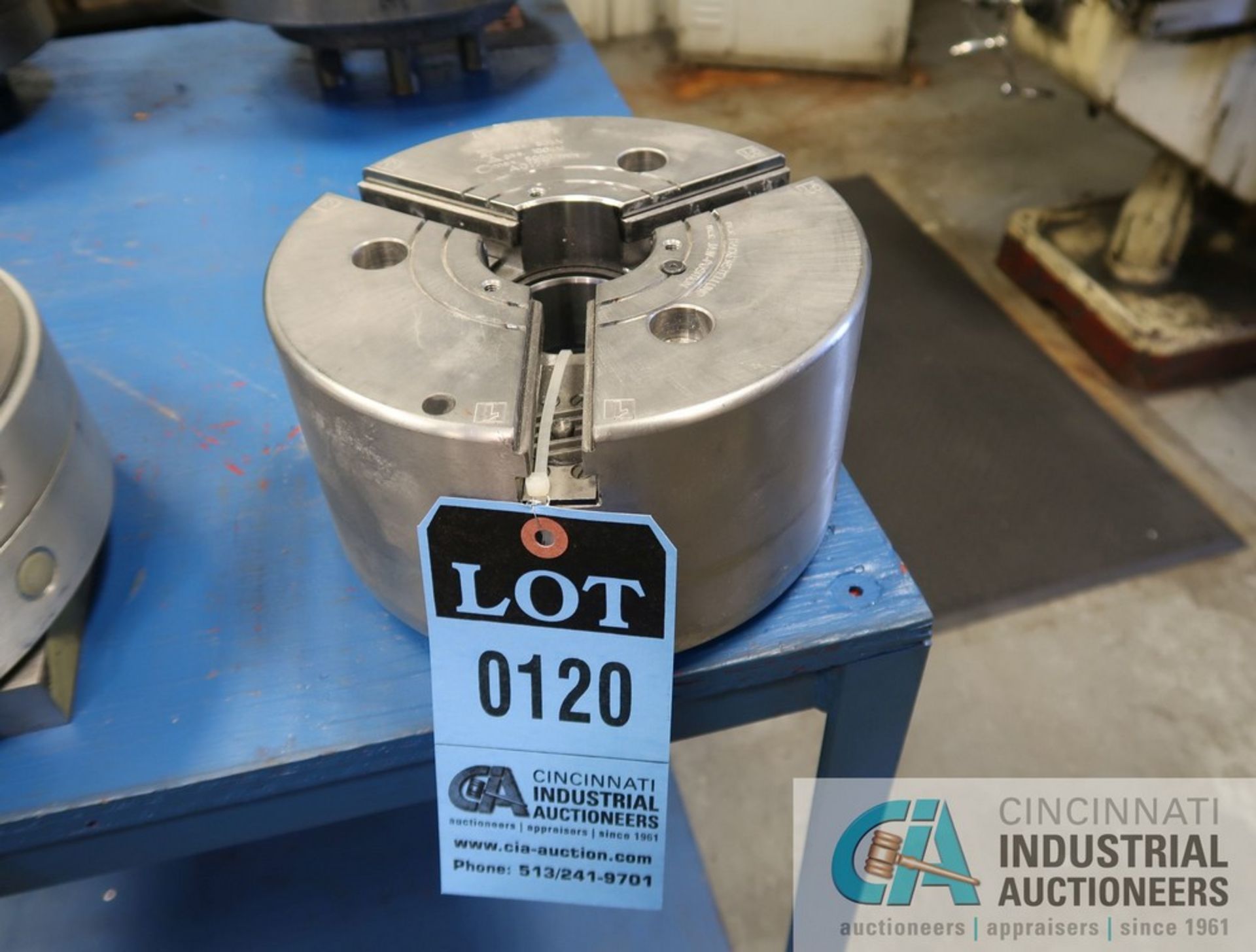 8-1/2" ROHM THREE JAW LATHE CHUCK