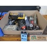 (LOT) MISCELLANEOUS FLEX HONES, WIRE WHEELS AND FLAP WHEEL SANDERS