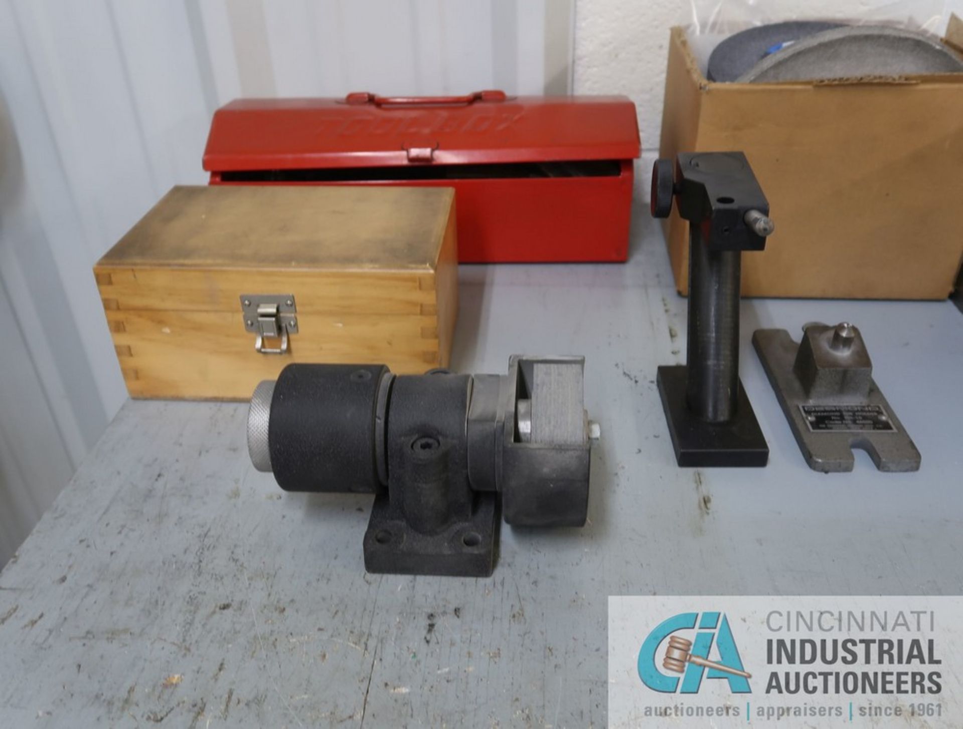 (LOT) GRINDING WHEELS, WHEEL DRESSERS, AND BRAKE CONTROLLED TRUING DEVICE WITH BENCH - Image 2 of 3