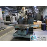 5 HP TRAK MODEL DPMSX5P CNC VERTICAL MILL; S/N 131DM455144 (NEW 2013), CAT 40 TAPER TOOLHOLDERS,