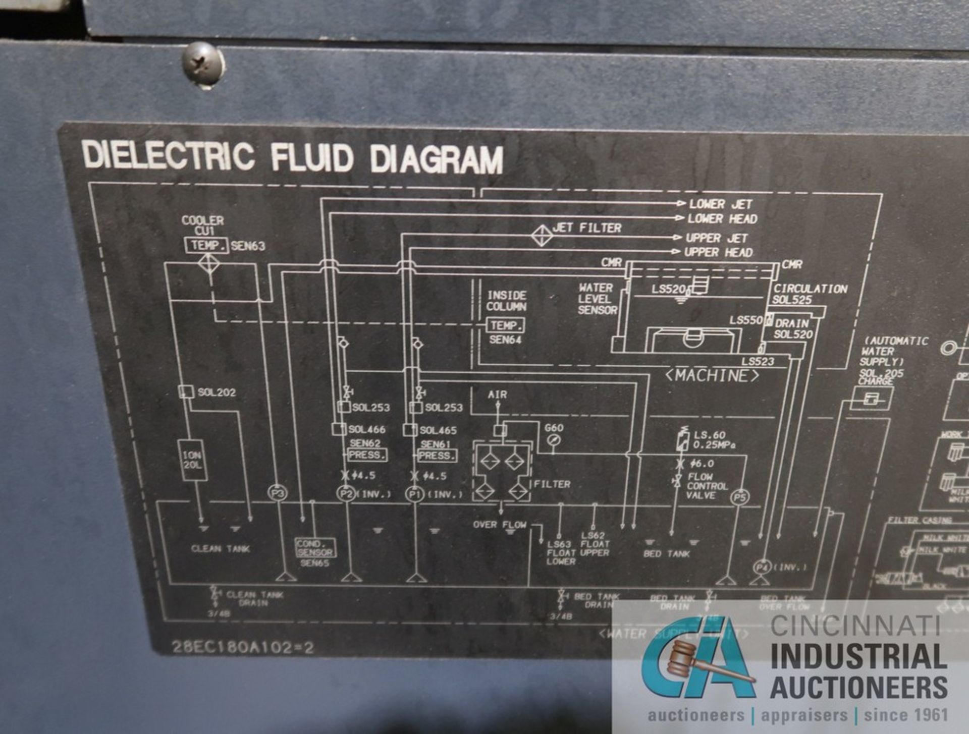 MAKINO MODEL DUO64 CNC WIRE EDM; S/N W130095 (NEW 2010) **OUT OF SERVICE** Repair quote in photos - Bild 17 aus 23