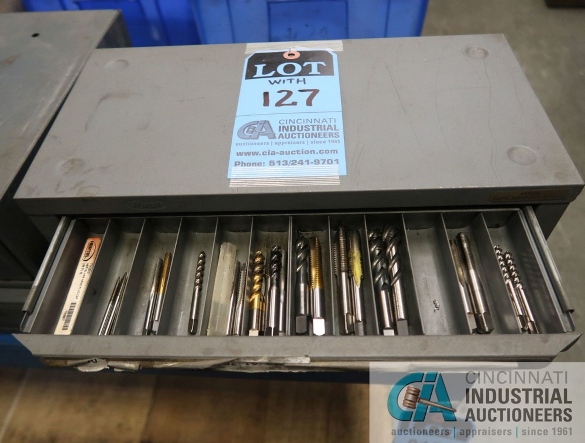 INDEX CABINET AND CONTENTS WITH MISCELLANEOUS TOOLING - Image 7 of 11