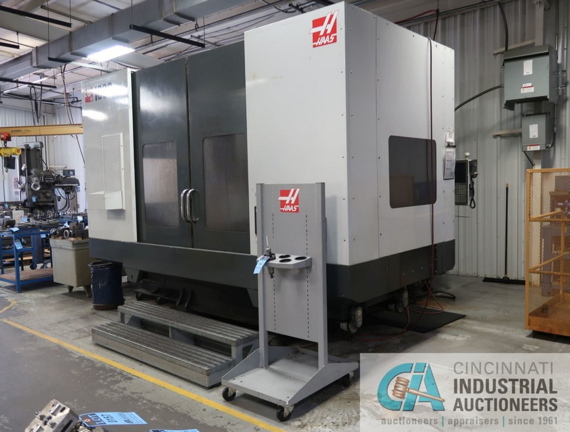 HAAS MODEL EC-1600YZT CNC HORIZONTAL MACHINING CENTER; S/N 2053962 (New 12-2012), CAT 50 TAPER