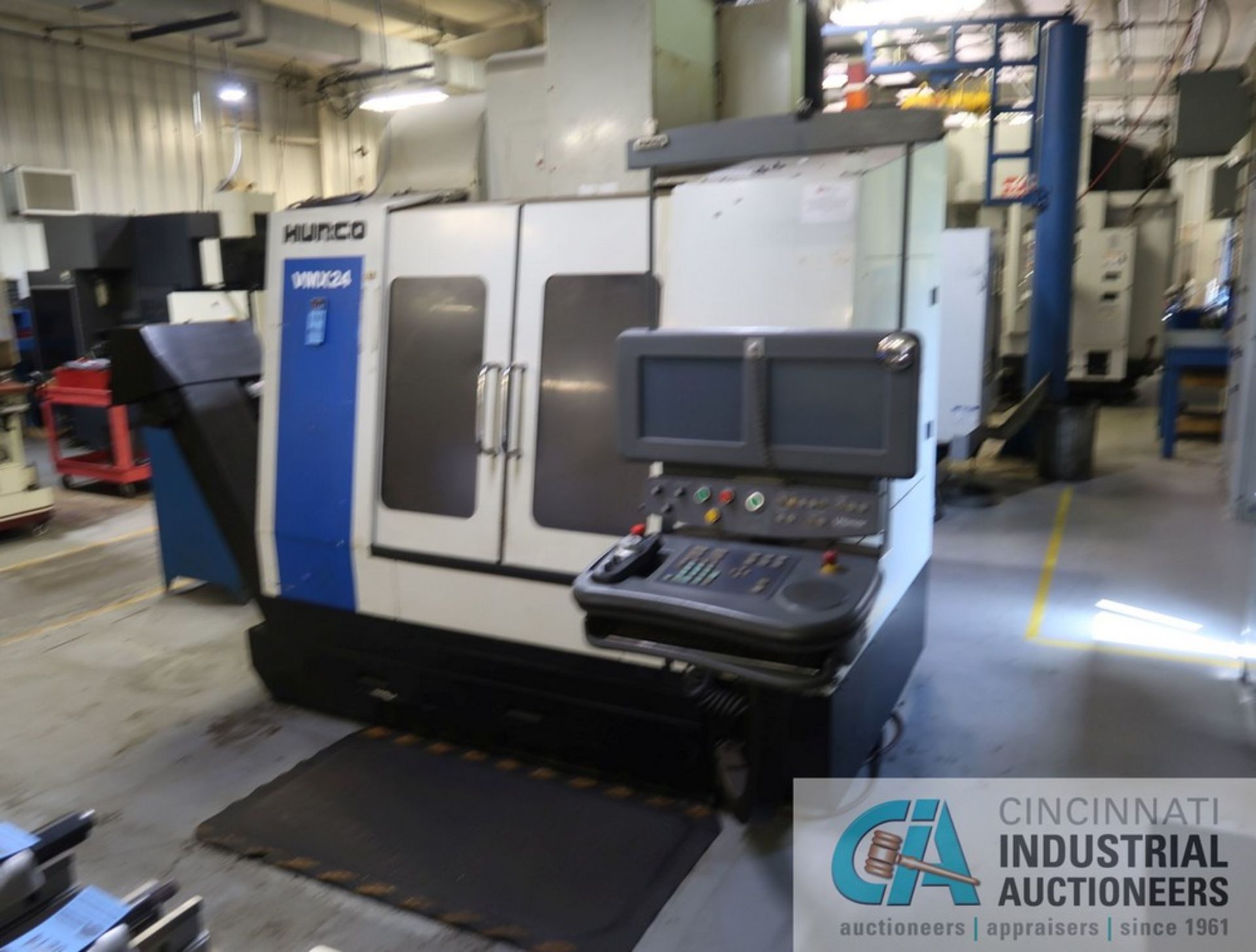 HURCO MODEL VMX24 CNC VERTICAL MACHINING CENTER; S/N 06001019EHA (NEW 2009), CAT 40 TAPER - Image 2 of 14