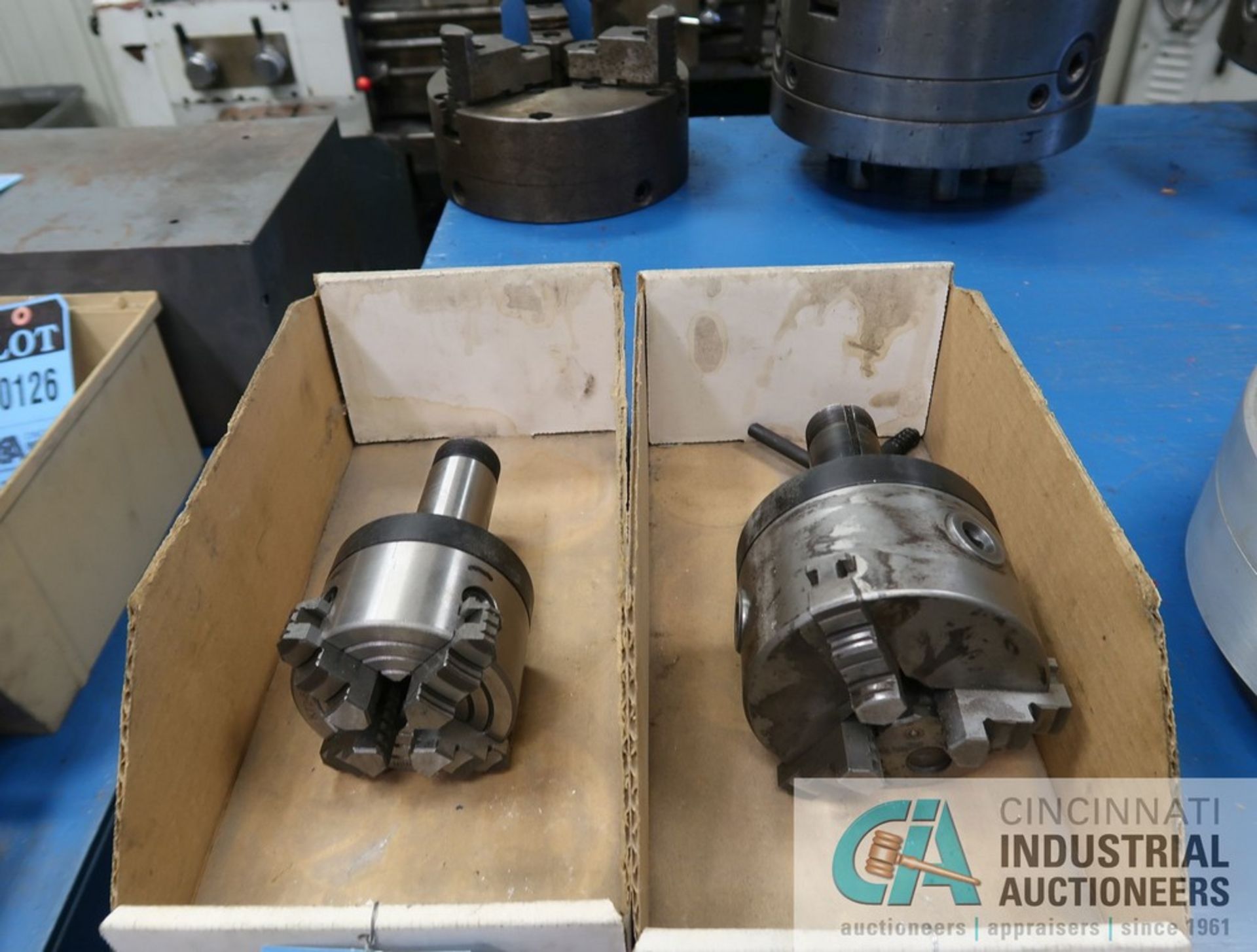 4" AND 3" 5-C COLLET CHUCKS