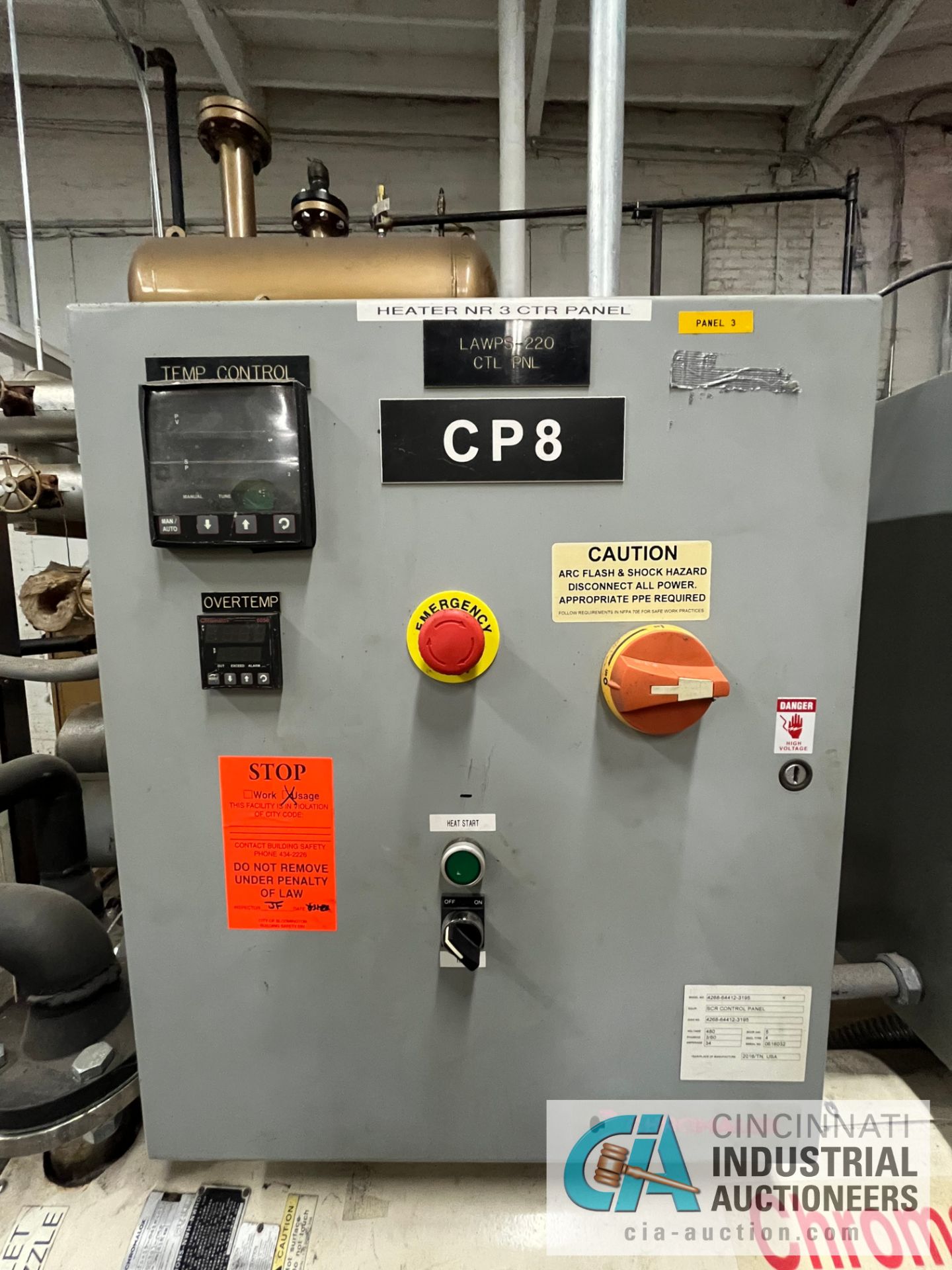 CHROMALOR OIL HEATING SYSTEM WITH CONTROLS, NO CHASING WIRE OR PIPING - Image 14 of 19