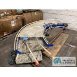 SECTIONS 26" WIDE RUBBER BLET CONVEYOR WITH STANDS