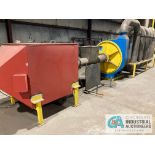 STAINLESS STEEL ELECTRIC MATERIAL DRYER SYSTEM WITH BLOWER AND APPROX. 70' OF SS 8 GAUGE TUBING WITH