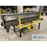 15" DIAMETER X 9' SS ELEVATED AUGER CONVEYOR WITH EXTRA PUMP