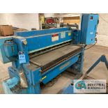 ****53" WYSONG 1052-5 CUT OFF SHEAR, CAPACITY SPECIAL L; S/N P120-133-X
