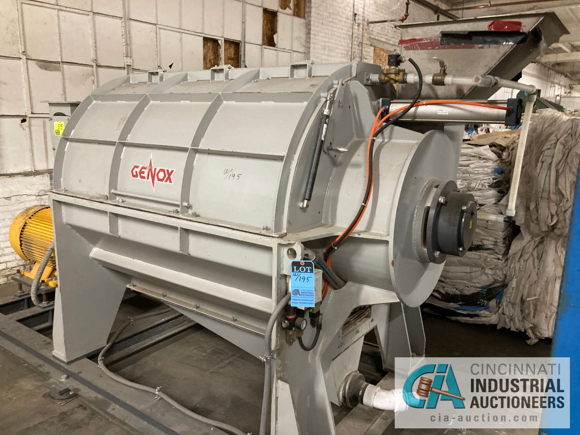 55 KW GENOX MODEL GS650-2 CENTRIFUGAL DRYER; S/N 161201650-2-KY5, 48" DIAMETER X 50", WITH CONTROL