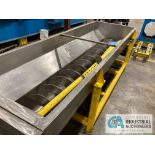 16" DIAMETER X 10' SS AUGER CONVEYOR