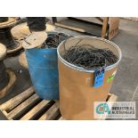 (LOT) ASSORTED SIZE WIRE; (2) DRUMS ON SKID, (8) SPOOLS, WIRE ON FLOOR **NO ELECTRIC PANELS**