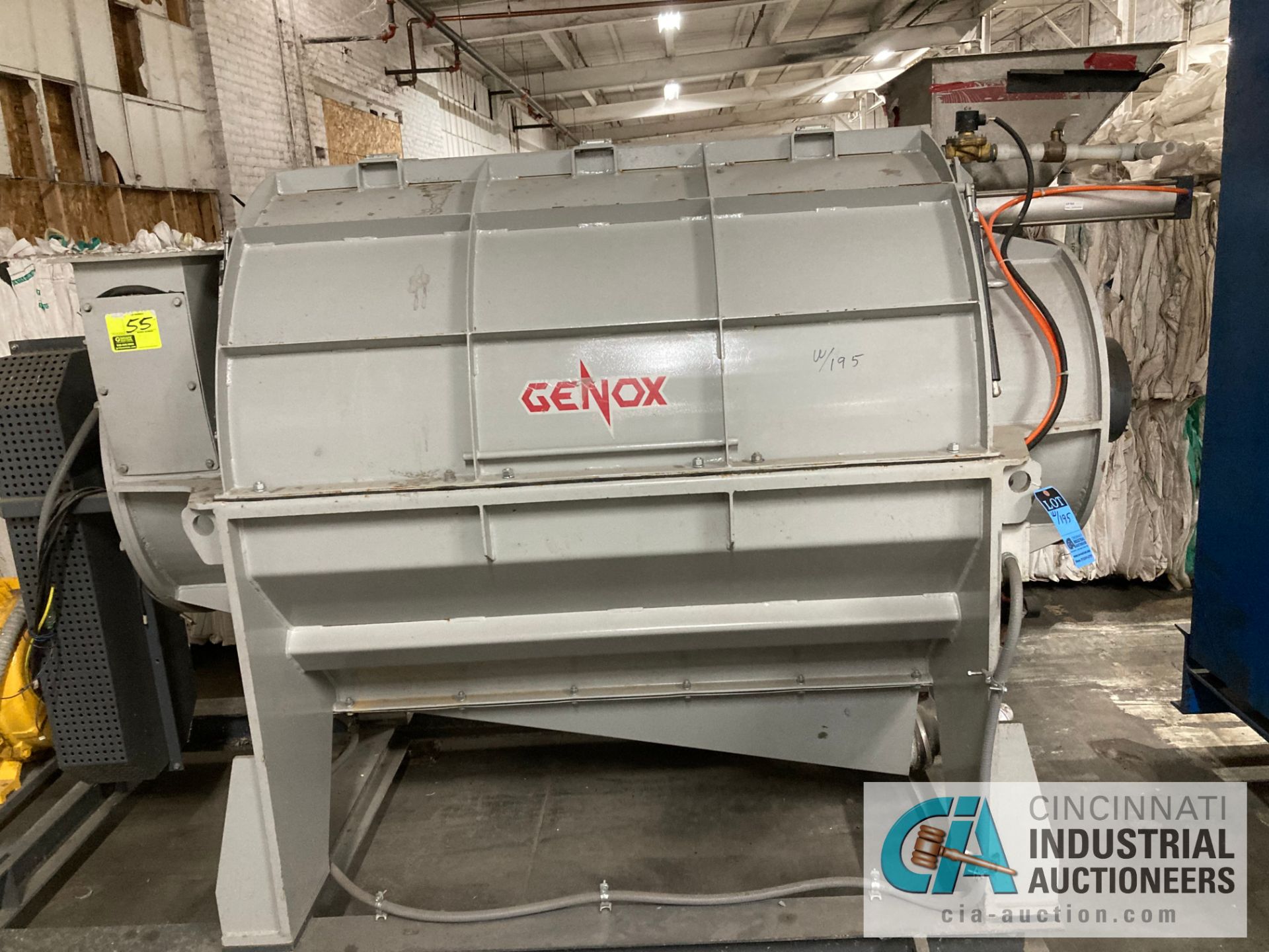 55 KW GENOX MODEL GS650-2 CENTRIFUGAL DRYER; S/N 161201650-2-KY5, 48" DIAMETER X 50", WITH CONTROL - Image 4 of 6