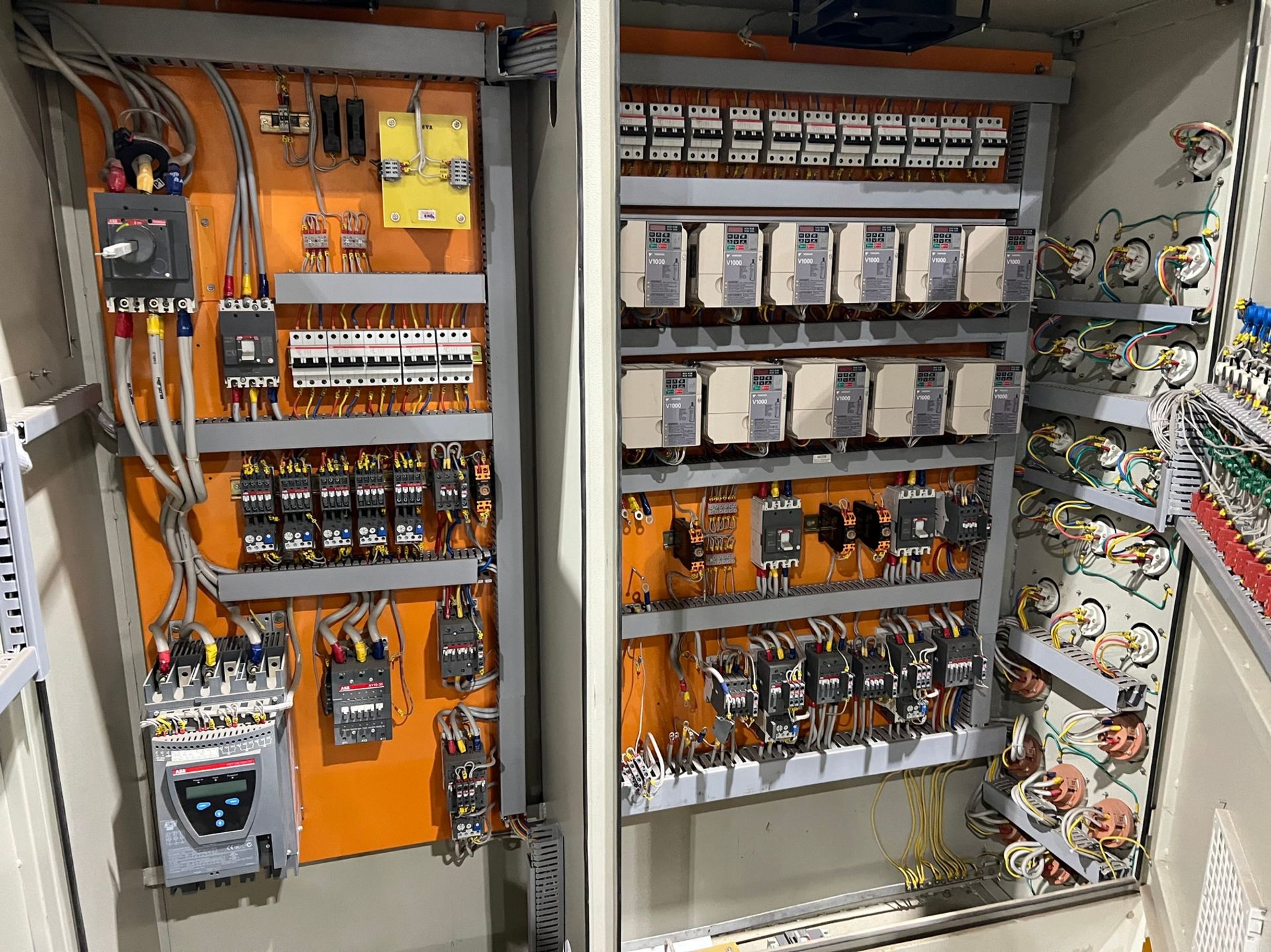 WASH LINE CONTROL PANELS, START/STOP CONTROL BUTTONS, YASKAWA AND ABB Drives - Image 16 of 16