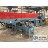 ****6" JOHNSON SINGLE SCREW EXTRUDER; S/N 4348-47, 30.1 L/D RATIO VENTED BARREL, 13.95 GEARBOX R