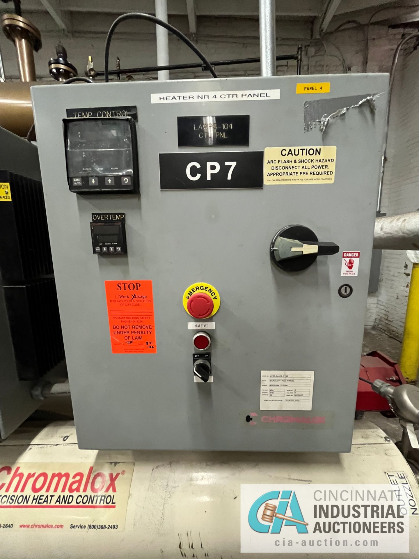 CHROMALOR OIL HEATING SYSTEM WITH CONTROLS, NO CHASING WIRE OR PIPING - Image 15 of 19