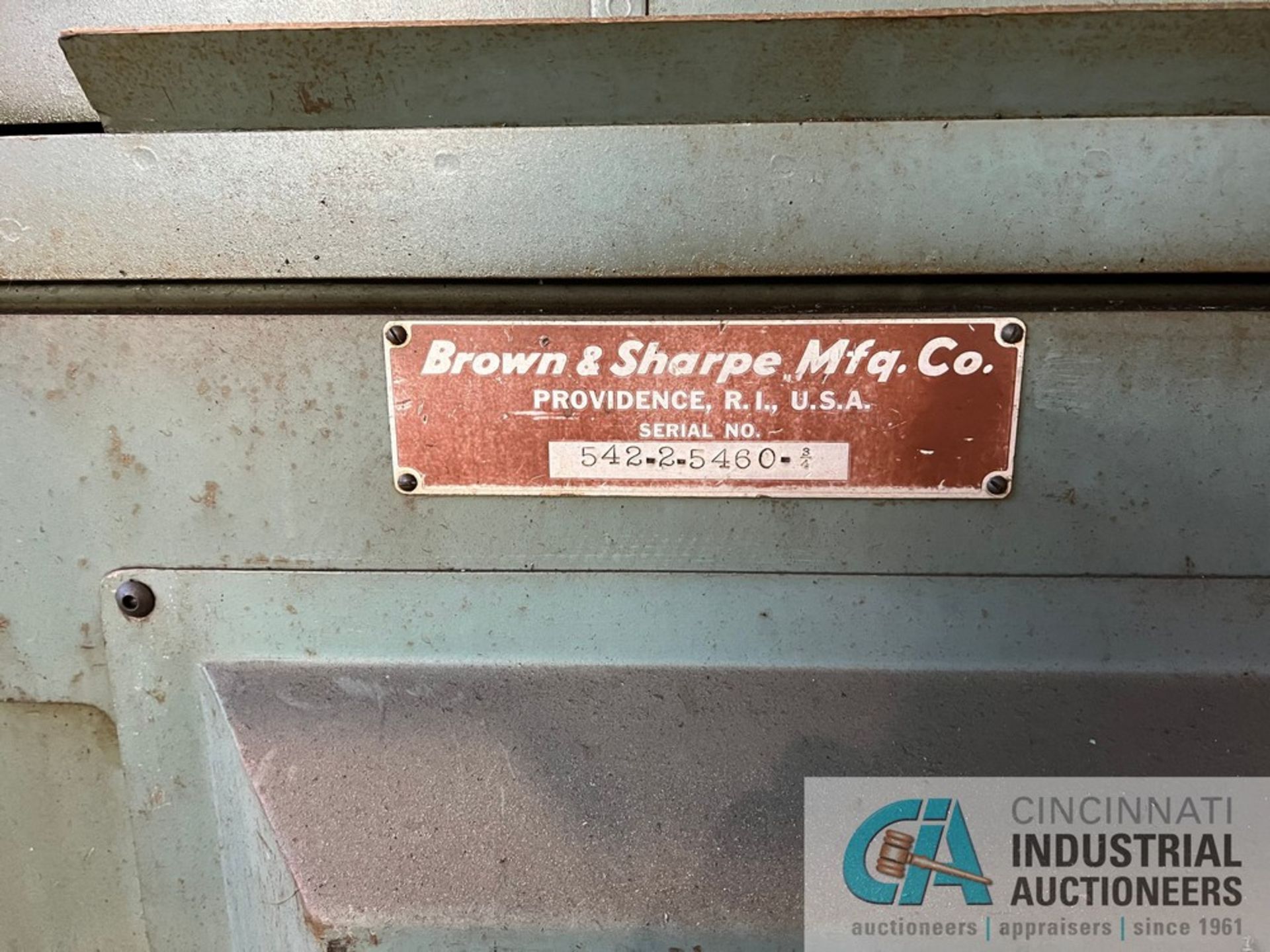 3/4" BROWN AND SHAPRE NO. 3 AUTO SCREW MACHINE; S/N 542-2-5460 - Image 4 of 4