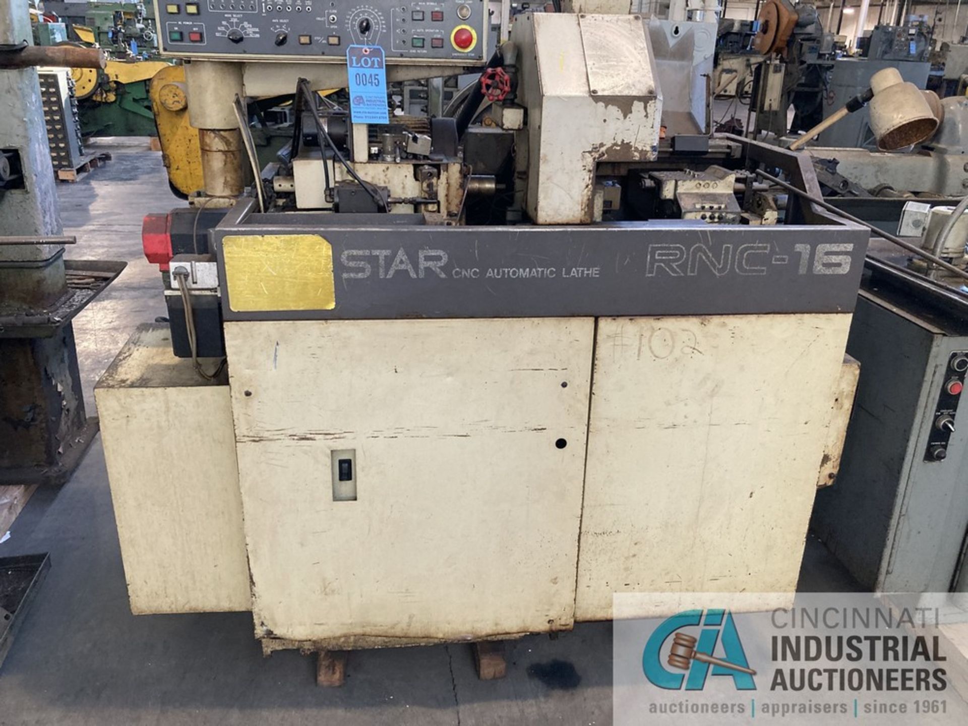 STAR MODEL RNC-16 CNC AUTOMATIC LATHE, FANUC OT CONTROLS