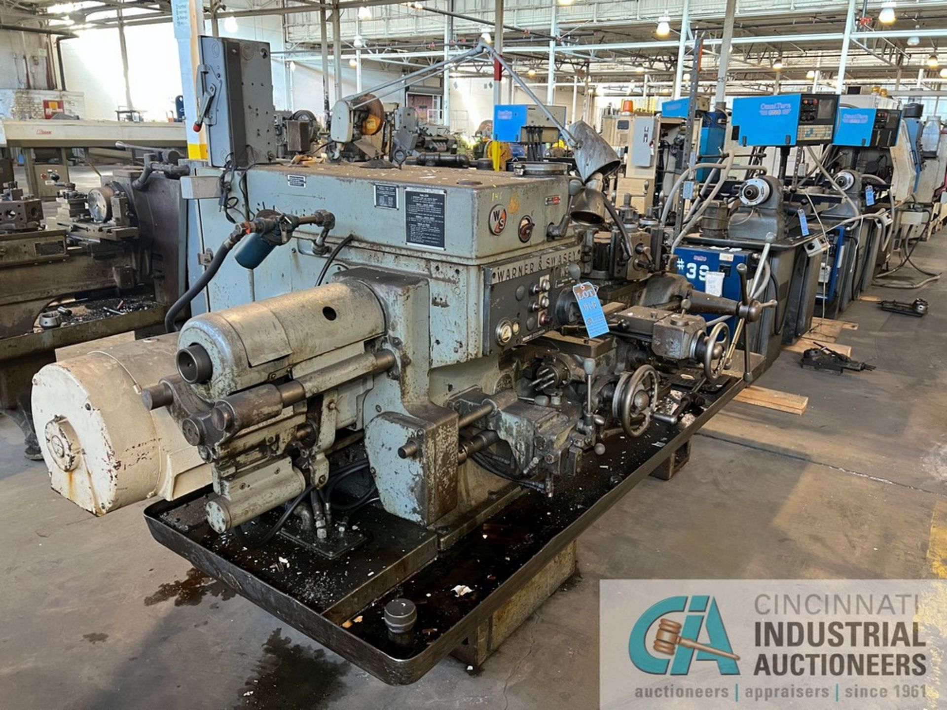NO. 3 WARNER AND SWASEY M-2250 TURRET LATHE - Image 3 of 10