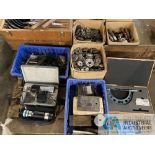 (LOT) INSPECTION ON SKID; RING AND THREAD GAGES AND (8) PIECES MICROMETER SET