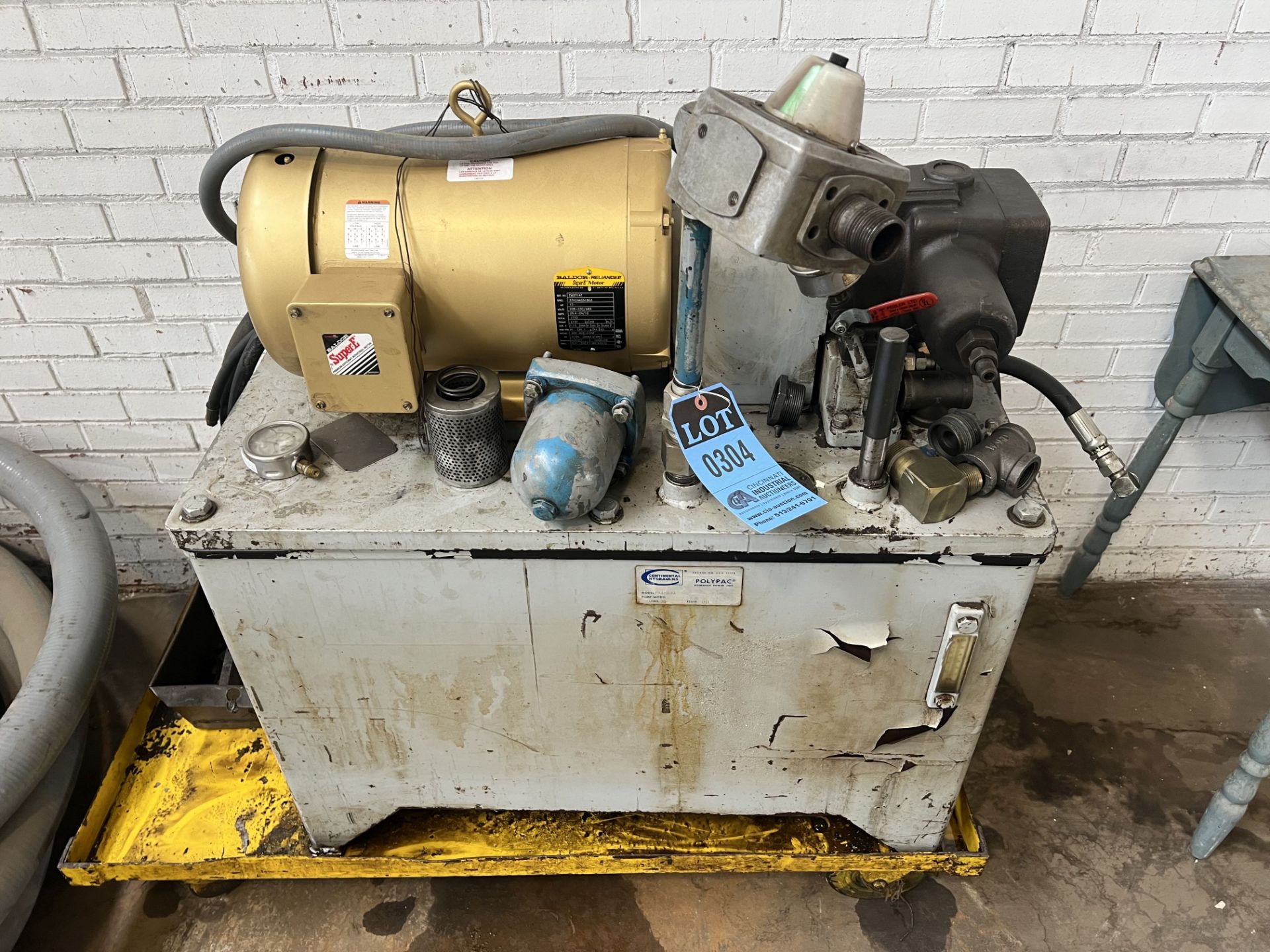 10 HP CONTINENTAL HYDRAULIC UNIT **For convenience, the loading fee of $25.00 will be added to the