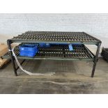 (LOT) ROLLER CONVEYOR SYSTEM; (10) 10" WIDE X 8' LONG SECTIONS **For convenience, the loading fee of