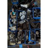 (LOT) (6) SKIDS OF ASSORTED MACHINE PARTS, HARDWARE AND MAINTENANCE ITEMS