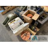(LOT) (5) SKIDS OF MACHINE PARTS AND HARDWARE