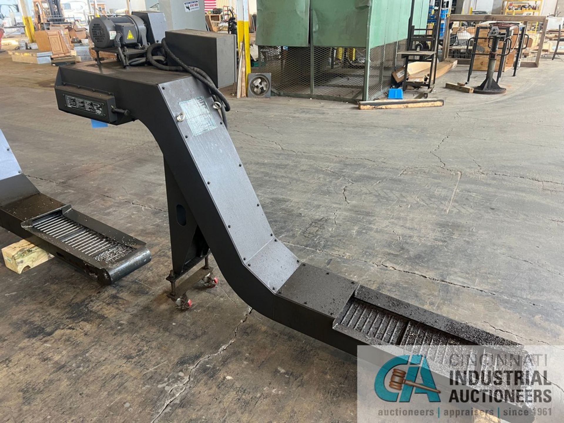 8" WIDE X 7' AMECO STEEL BELT INCLINE CONVEYOR - Image 6 of 7