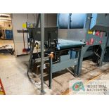 40" WIDE X 6' LONG WASHEX / LAVATEC MODEL HC-3.5-6 RUBBER BELT BYPASS CONVEYOR; S/N 401852 **For