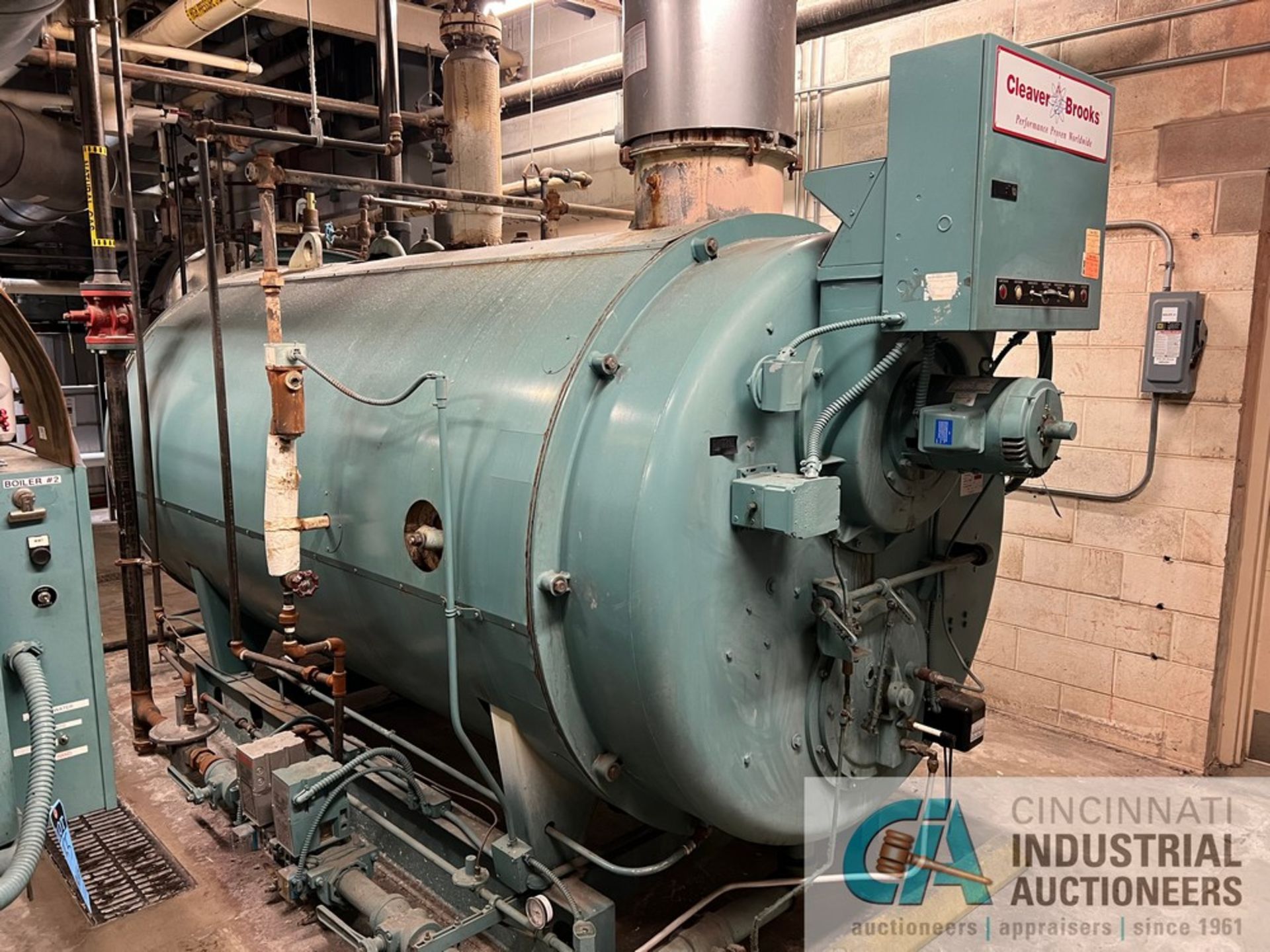 CLEAVER BROOKS MODEL CB700-150S NATURAL GAS BOILER; S/N L-104104, 150 PSI, 6,277,000 BTU/HR (NEW - Image 3 of 8