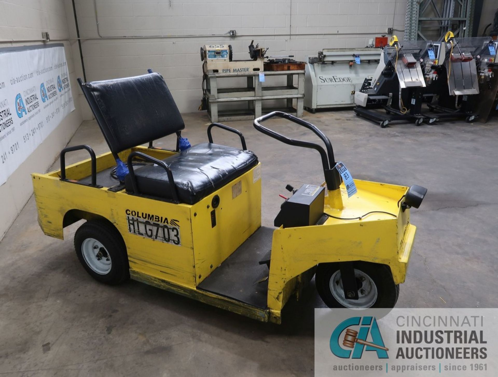 COLUMBIA MODEL EX21-T-24 EXPEDITER SIT-DOWN ELECTRIC UTILITY CART; S/N ET2E2-3ZR0129, WITH BUILT - Image 2 of 10