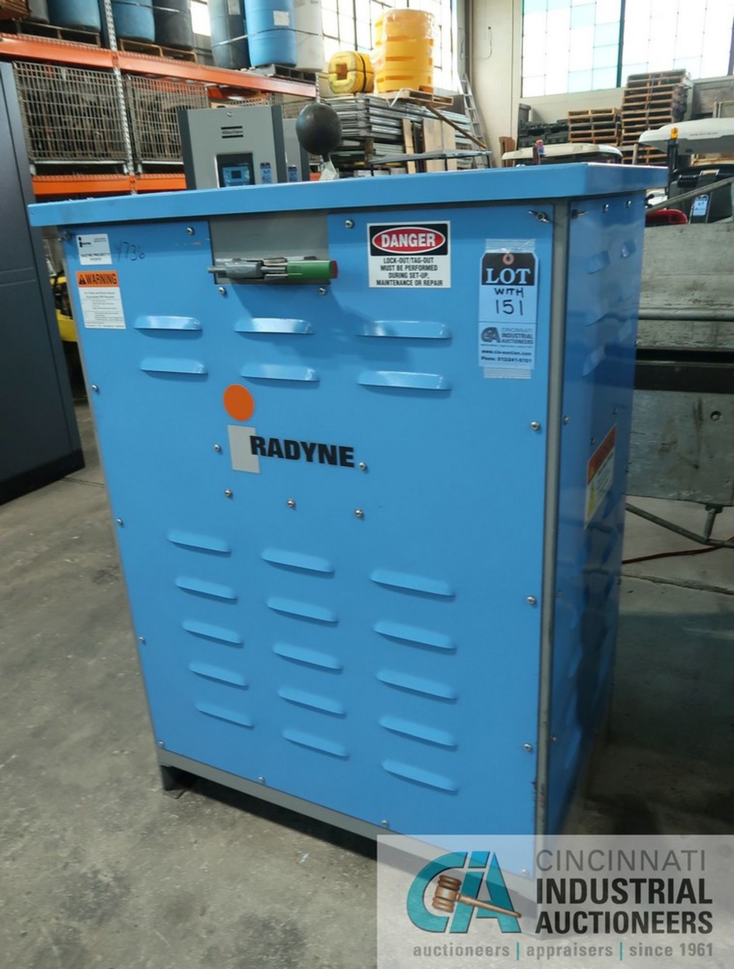 100 KW THERMATOOL RADYNE MODEL CFM3-1006460 INDUCTION HEATER; S/N 2778, 2-STATION HEAT STATION AND - Image 14 of 16
