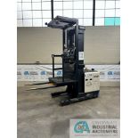 2016 CROWN MODEL SP3500 SERIES STAND-UP ELECTRIC ORDER PICKER; S/N 1A459561, 10,365 HOURS SHOWING,