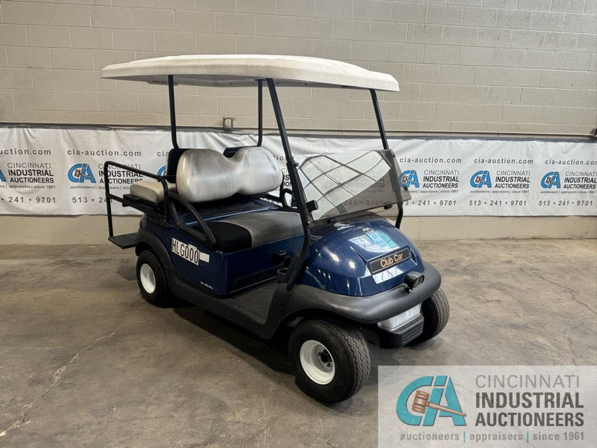 2016 CLUB CAR 4-PERSON ELECTRIC GOLF CART; S/N JH1608-623992, 48-VOLT, HOURS N/A, No Charger