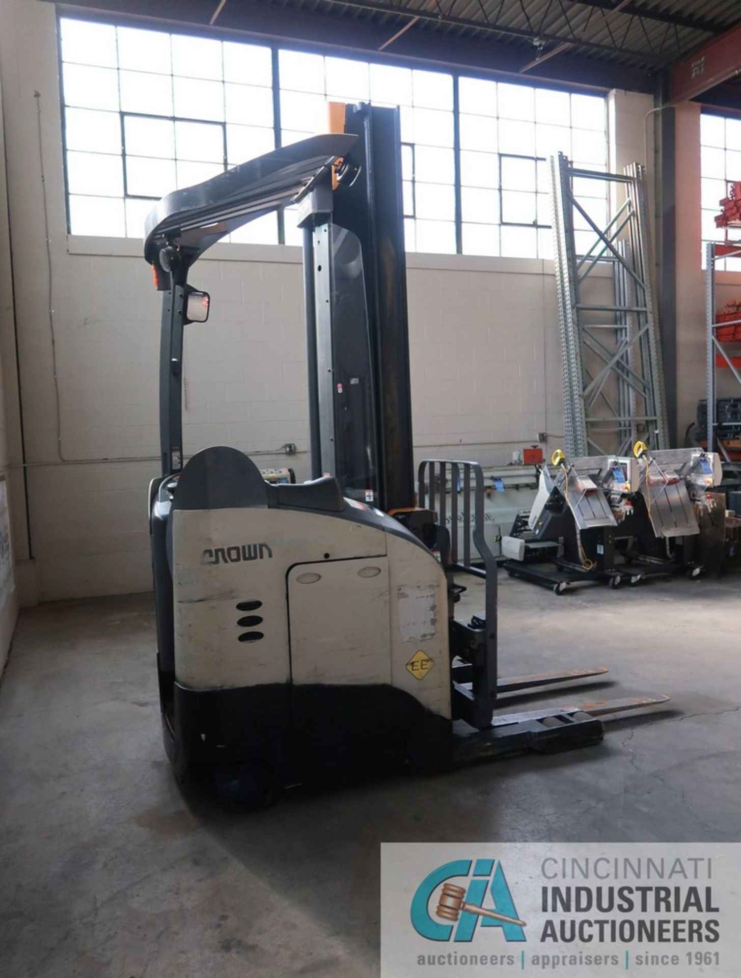 2016 CROWN MODEL RM6025-45 STAND-UP ELECTRIC REACH TRUCK; S/N 1A572128, 2,889 HOURS, 4,500 LB. CAP., - Image 2 of 10