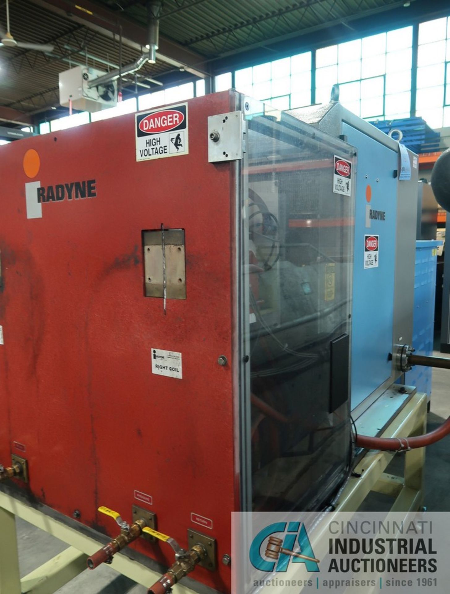 100 KW THERMATOOL RADYNE MODEL CFM3-1006460 INDUCTION HEATER; S/N 2778, 2-STATION HEAT STATION AND - Image 3 of 16