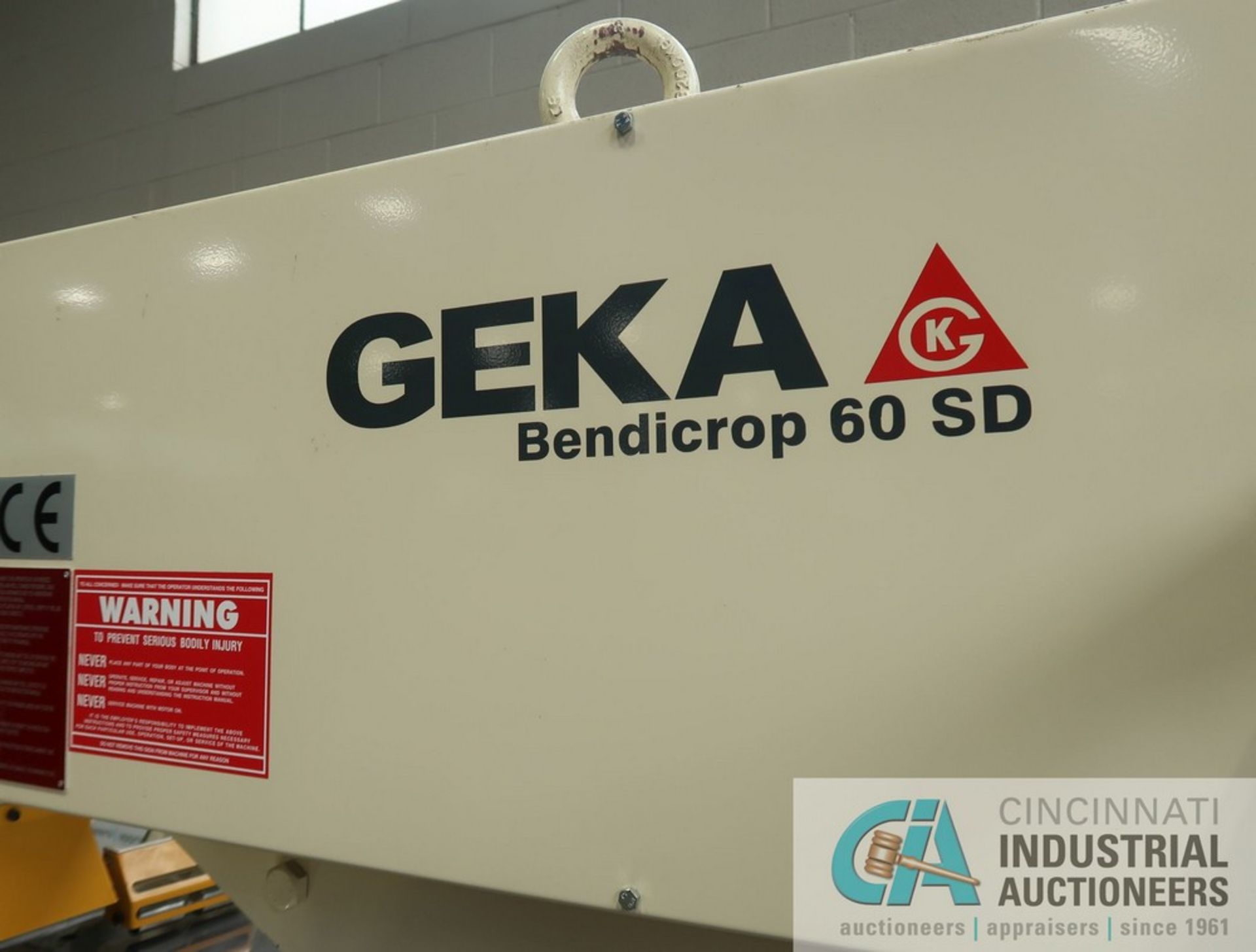 2017 GEKA MODEL BENDICROP 60SD HYDRAULIC IRONWORKER - New never put in service; S/N 168718 (NEW - Image 15 of 16