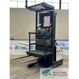 2016 CROWN MODEL SP3500 SERIES STAND-UP ELECTRIC ORDER PICKER; S/N 1A459562, 9,750 HOURS SHOWING,