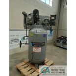 INGERSOLL RAND MODEL T30 VERTICAL TANK AIR COMPRESSOR; S/N 30T-667924, 3-PHASE, 230/460 - 190/380,