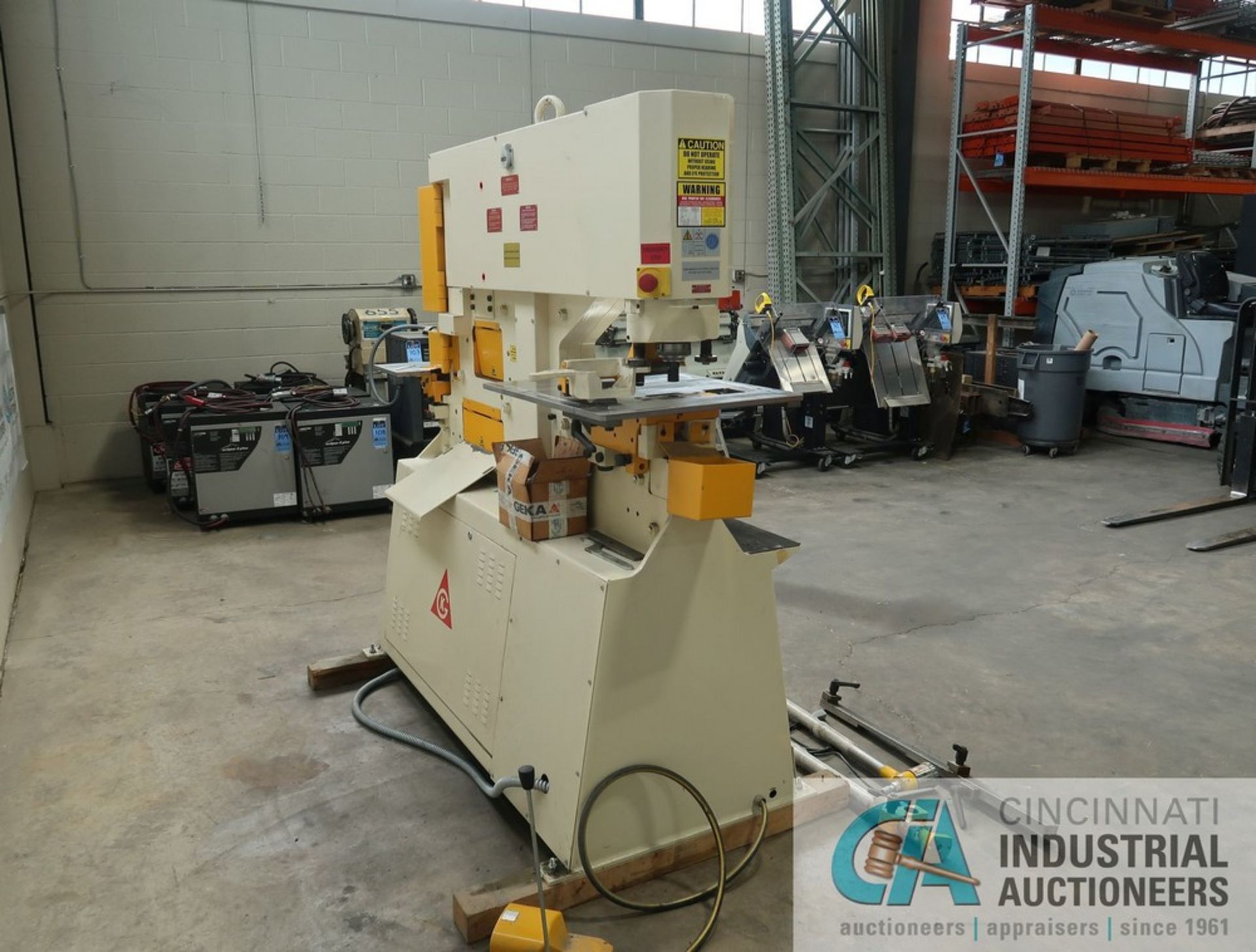 2017 GEKA MODEL BENDICROP 60SD HYDRAULIC IRONWORKER - New never put in service; S/N 168718 (NEW - Image 5 of 16