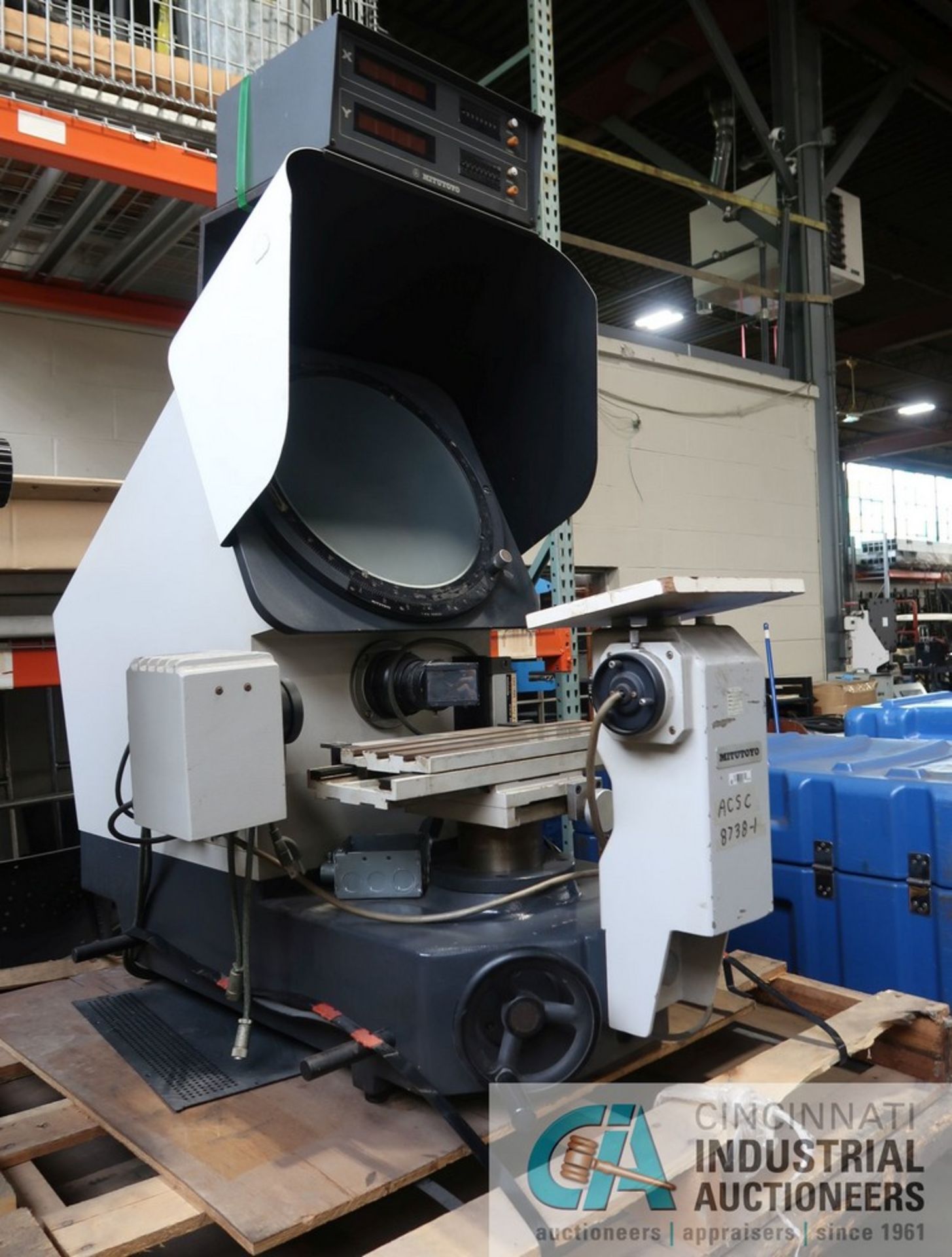 14" DIA. MITUTOYO TYPE PH-350 OPTICAL COMPARATOR; S/N 1244 - Image 2 of 7